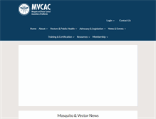 Tablet Screenshot of mvcac.org